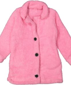 Παιδική Ζακέτα Fleece με Τσεπούλες Ροζ