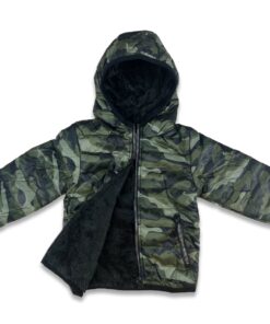 Joyce Μπουφαν Παραλλαγής με Κουκούλα - Χακί (2294413)