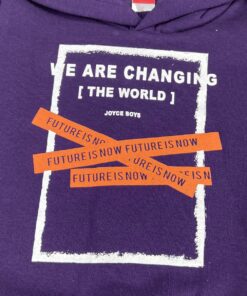Joyce Σετ Μπλουζα και Παντελονι "We Are Changing The World" Μωβ (2264110)