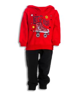 Joyce Σετ Μπλουζα με Κουκούλα και Παντελονι 