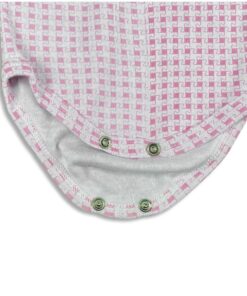 Κορμάκι με Σχέδιο Παζλ σε Ροζ Διχρωμία