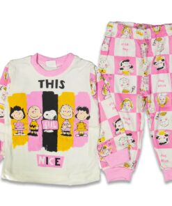 Παιδικό Σετ Μπλουζίτσα και Παντελονάκι με Ήρωα Κινουμένων Σχεδίων "Nice Girl" - Ροζ (61884)