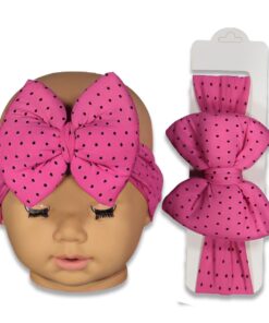 Κορδέλα για το Κεφαλάκι με Σχέδιο Φιογκάκι Πουά Φουξ - 0-5 Ετών 63674