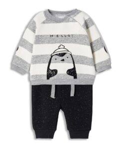 Mayoral Σετ Μπλούζα και Παντελόνι με Σχέδιο Πιγκουινάκι 