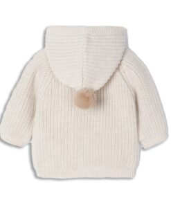 Mayoral Ζακέτα Πλεκτή Μοντγκόμερι με κουκούλα - Μπεζ (12-02392-043)