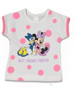 Βρεφικό Σετ Κοντομάνικη Μπλουζίτσα και Σορτσάκι με Ήρωα Κινουμένων Σχεδίων "Best Friends For Ever" (63717)
