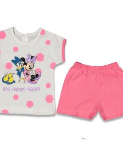 Βρεφικό Σετ Κοντομάνικη Μπλουζίτσα και Σορτσάκι με Ήρωα Κινουμένων Σχεδίων "Best Friends For Ever" (63717)