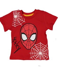 Βρεφικό Σετ Μπλουζίτσα και Παντελονάκι Σορτσάκι με Σχέδιο Υπερήρωα - Kόκκινο (63750)