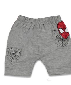 Βρεφικό Σετ Μπλουζίτσα και Παντελονάκι Σορτσάκι με Σχέδιο Υπερήρωα – Kόκκινο (63750)