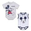 Disney Κορμάκια Κοντομάνικα 2 Τμχ με Σχέδιο Μίκυ Μάους