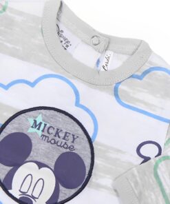Disney Σετ Μπλουζίτσα και Παντελονάκι με Σχέδιο Συννεφάκια και Μίκυ Μάους