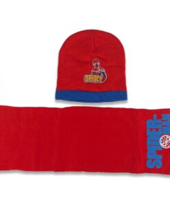 Marvel Σκουφάκι και Κασκόλ σε Σχέδιο Spiderman - Κόκκινο (SM11573)