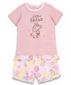 Pepa Pig Σετ Μπλούζα και Βερμούδα με Σχέδιο Πέππα Το Γουρουνάκι "Little Friend"
