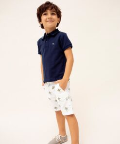 Mayoral Σετ Κοντομάνικο Πόλο Μπλουζάκι και Καμπαρντινέ Βερμούδα (23-03241-029)