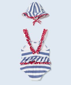 Mayoral Βρεφικό Μαγιό Ολόσωμο και Καπελάκι (23-01764-028)