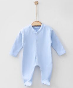 Φορμάκι Βρεφικό Μονόχρωμο με Κλειστά Ποδαράκια - Γαλάζιο (68547)