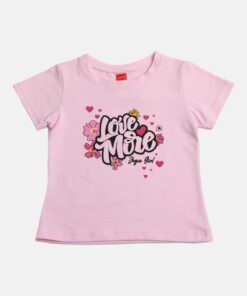 Joyce Παιδικό Σετ με Μπλουζίτσα και Παντελονάκι Σορτσάκι "Love More"