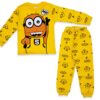Παιδικό Σετ Μπλουζίτσα και Παντελονάκι με Ήρωα Κινουμένων Σχεδίων "Hi!" - Κίτρινο (68228)