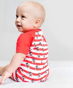 Disney Φορμάκι Κοντομάνικο με Σχέδιο Μίκυ Μάους - Κόκκινο