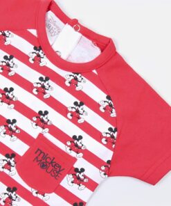 Disney Φορμάκι Κοντομάνικο με Σχέδιο Μίκυ Μάους - Κόκκινο