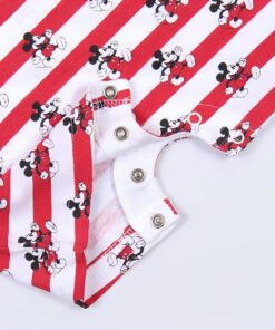 Disney Φορμάκι Κοντομάνικο με Σχέδιο Μίκυ Μάους - Κόκκινο