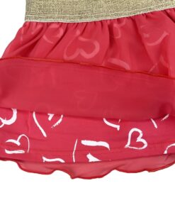 Joyce Φόρεμα με Τούλι και Σχέδιο Καρδούλες 