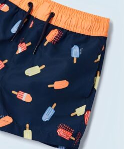 Joyce Παιδικό Μαγιό Σορτς με Σχέδιο Παγωτά