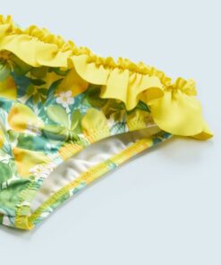 Mayoral Μαγιό Βρακάκι και Μπλουζάκι με Σχέδιο Λεμονάκια