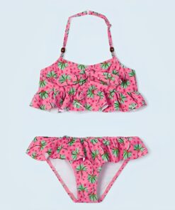 Mayoral Παιδικό Μαγιό Μπικίνι με Βολάν και Φιόγκο - Ροζ