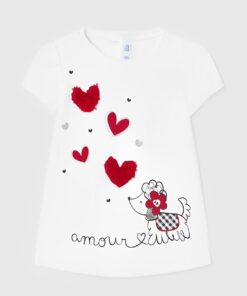 Mayoral Σετ Κοντομάνικη Μπλούζα και 2 Κολάν Κάπρι