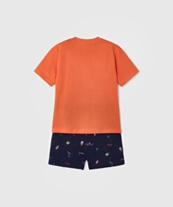 Mayoral Σετ Κοντομάνικη Μπλούζα και Βερμούδα 