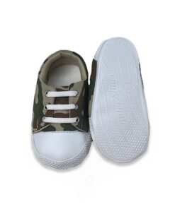 Παπουτσάκια Βρεφικά Αγκαλιάς με Κορδονάκια και Σχέδιο Παραλλαγής - 69962