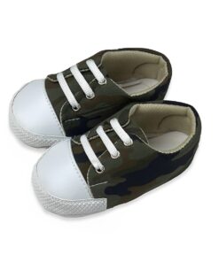 Παπουτσάκια Βρεφικά Αγκαλιάς με Κορδονάκια και Σχέδιο Παραλλαγής - 69968