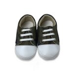 Παπουτσάκια Βρεφικά Αγκαλιάς με Κορδονάκια και Σχέδιο Παραλλαγής - 69968