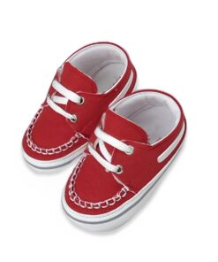 Παπουτσάκια Βρεφικά Αγκαλιάς με Κορδονάκια - Κόκκινα (70005)