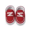 Παπουτσάκια Βρεφικά Αγκαλιάς με Κορδονάκια - Κόκκινα (70005)