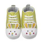 Παπουτσάκια Βρεφικά Αγκαλιάς με Σχέδιο Ζωάκι - Κίτρινα (70084)