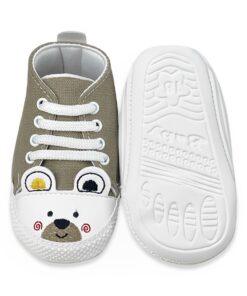 Παπουτσάκια Βρεφικά Αγκαλιάς με Σχέδιο Ζωάκι - Μπεζ (70062)