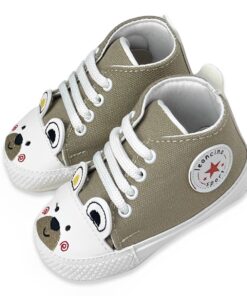 Παπουτσάκια Βρεφικά Αγκαλιάς με Σχέδιο Ζωάκι - Μπεζ (70062)