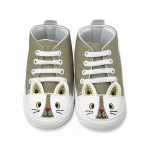 Παπουτσάκια Βρεφικά Αγκαλιάς με Σχέδιο Ζωάκι - Μπεζ (70107)