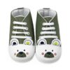 Παπουτσάκια Βρεφικά Αγκαλιάς με Σχέδιο Ζωάκι - Χακί (70069)