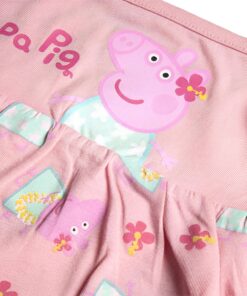 Peppa Pig Φόρεμα με Σχέδιο Πέππα το Γουρουνάκι - Ροζ