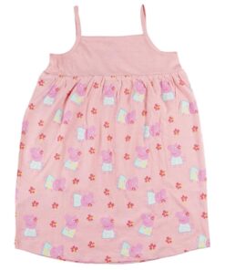 Peppa Pig Φόρεμα με Σχέδιο Πέππα το Γουρουνάκι - Ροζ