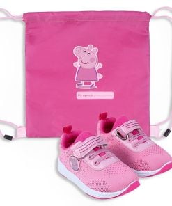 Peppa Pig Παιδικο Παπούτσι Sneaker με Σχέδιο Πέππα Το Γουρουνάκι και Δώρο Τσαντούλα