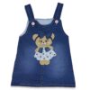 Φορεματάκι Τζιν με Σχέδιο Αρκουδάκι (71022)