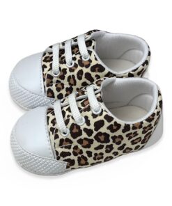 Παπουτσάκια Βρεφικά Αγκαλιάς με Άνιμαλ Πριντ Σχέδιο (70588)