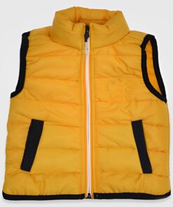 Παιδικό Μπουφανάκι Αμάνικο Καπιτονέ - Κίτρινο (71631)