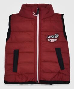 Παιδικό Μπουφανάκι Αμάνικο Καπιτονέ "Race Team" - Κόκκινο