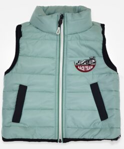 Παιδικό Μπουφανάκι Αμάνικο Καπιτονέ "Race Team" - Βεραμάν