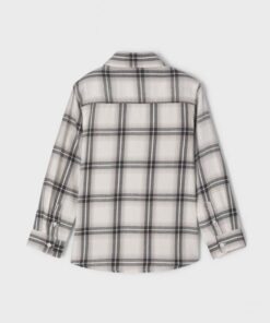 Mayoral Παιδικό Σετ Πουκάμισο Καρό και Παντελόνι Τζιν – Μαύρο